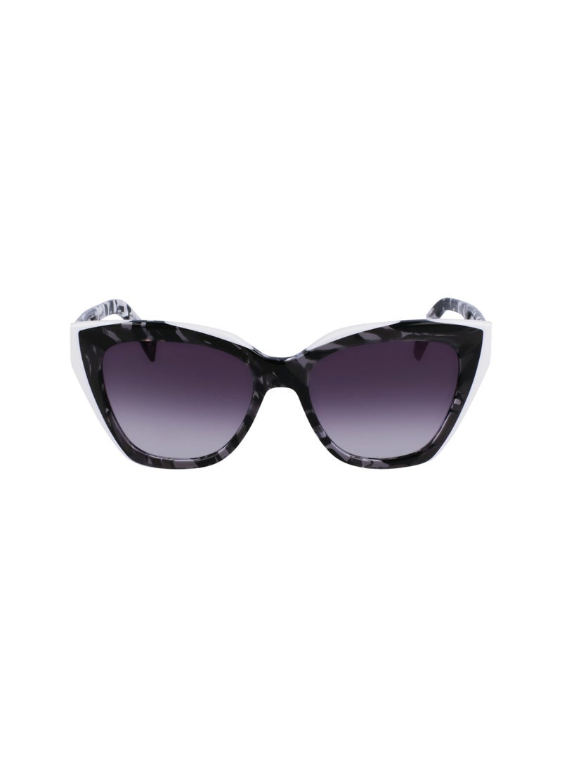 Liu Jo FULL RIM ACETATE ACETATE LIU JO SUNS LJ784S 5317 (006) BLACK/WHITE - Image 2