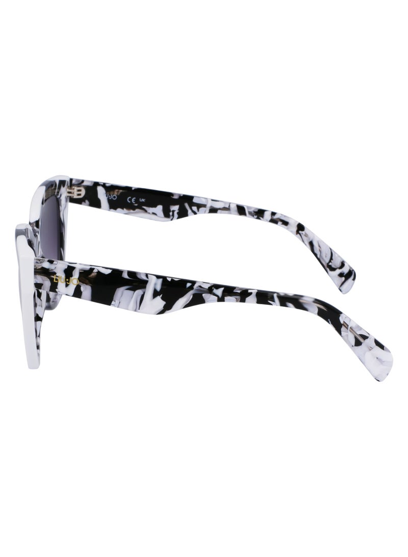 Liu Jo FULL RIM ACETATE ACETATE LIU JO SUNS LJ784S 5317 (006) BLACK/WHITE - Image 4