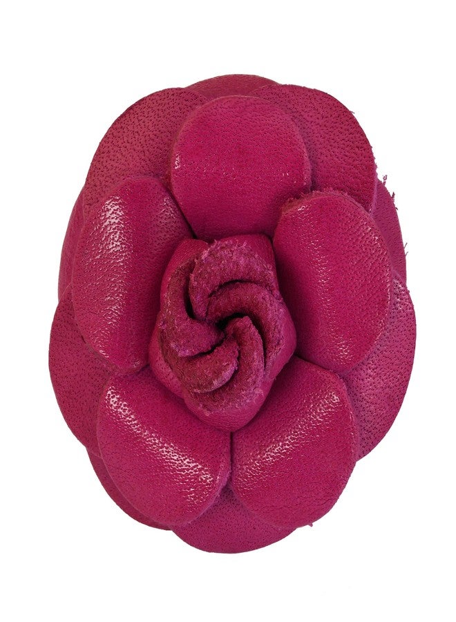 ايرافيدا خاتم إيرافيدا سويت فوشيا غرانديفلورا من الجلد الطبيعي قابل للتعديل بمقاس حر | مجوهرات زهرية فريدة مصنوعة يدوياً للنساء - Image 1