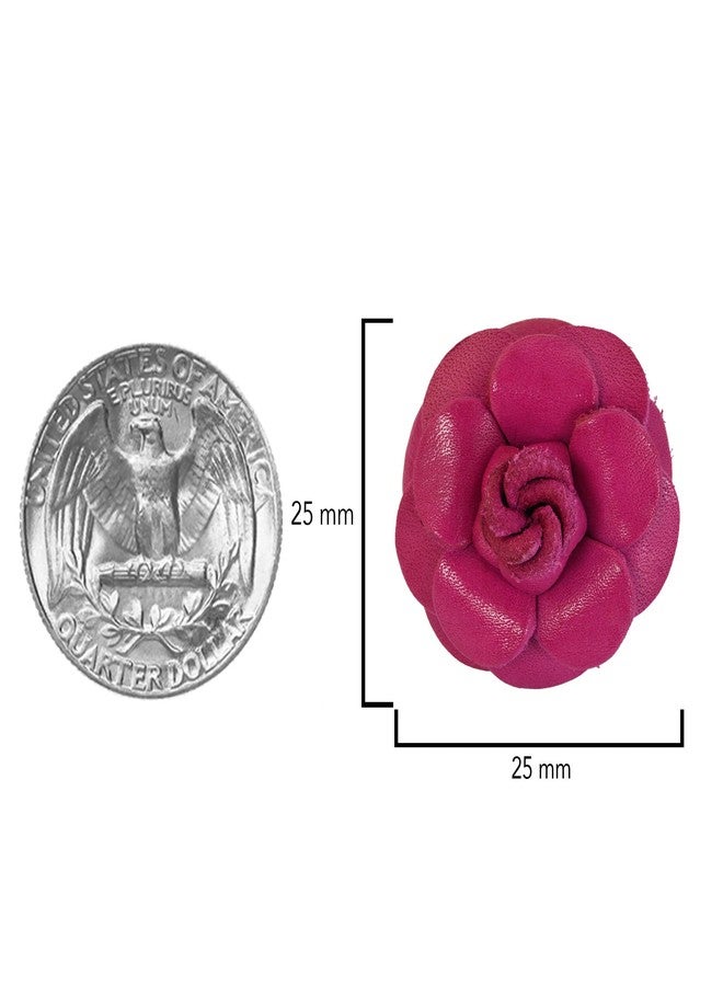 ايرافيدا خاتم إيرافيدا سويت فوشيا غرانديفلورا من الجلد الطبيعي قابل للتعديل بمقاس حر | مجوهرات زهرية فريدة مصنوعة يدوياً للنساء - Image 4