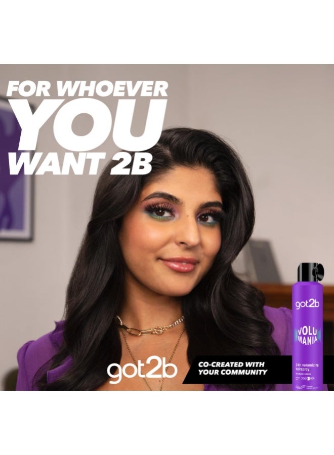 Got2b Schwarzkopf Got2B Volumaniac Hair Spray 300 Ml - Image 2
