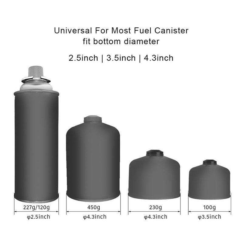 Caudblor Folding Universal Fuel Can Canister Stand, Caudblor Tripod Stabilizer for Camping Stoves, Upgrade Compact Butane Gas Tank Bracket, Plastic Cylinder Cartridge Holder, Footrest for Outdoor Hiking Stove - Image 5
