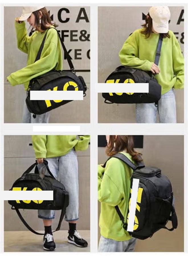 HOMESTAR Sports Gym Bag with Shoes Compartment for Men and Women, Travel Weekender Overnight Carry on Bag - Image 5