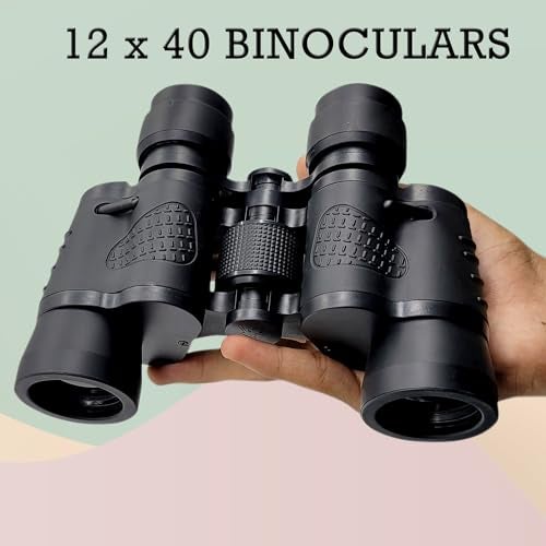KRESHU 12x40 Professional Binoculars Long Distance HD Vision Telescope for Birdwatching, Wildlife, Travel & Sports | Zoom Light Binoculars with Focus Lens for Kids & Adults | High Range Gift Item - Image 2