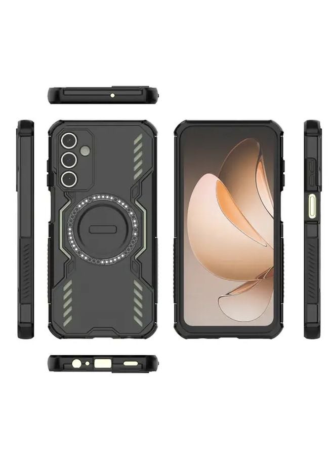 Red Magnetic Case For Samsung Galaxy A15 5G Shockproof Wireless Charging - Image 2