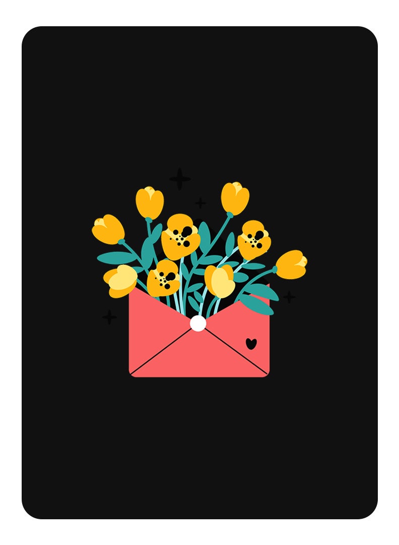 Theodor Protective Flip Case For Samsung Galaxy Tab A 8.4 inch 2020 With Trifold Stand Auto Wake Sleep Shockproof Cover flowers in envelope - Image 1