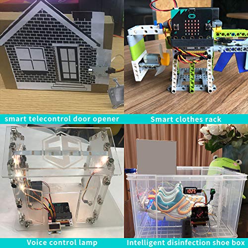 EF ELECFREAKS ELECFREAKS microbit Smart Home Kit Micro:bit Sensor Starter Kit Octopus Series Sensor, DIY Programming kit with Basic Coding Electronics Modules and Wiki Tutorial(Without Micro:bit) - Image 4