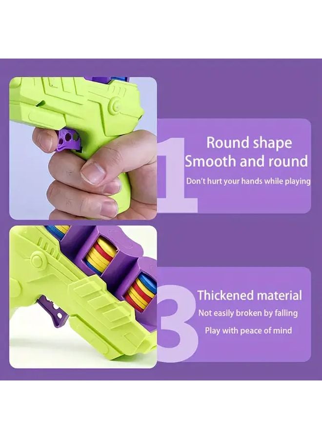 Purple Soft Bullet Launcher UFO Toy Outdoor Play Durable Plastic Gel Ball Blaster Gun - Image 4