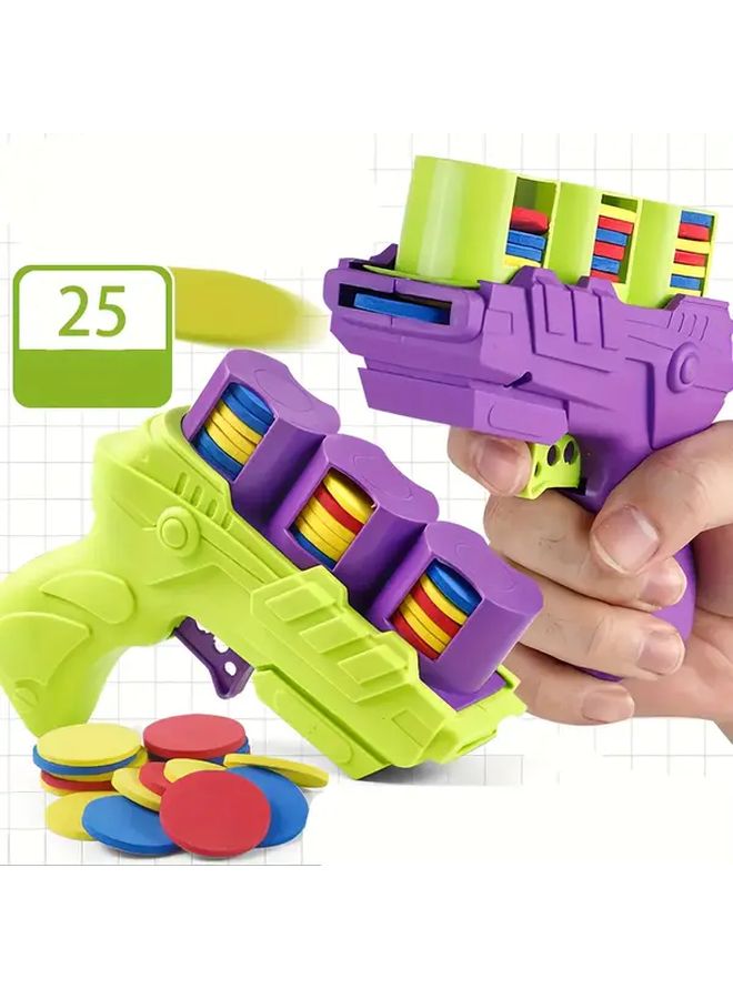 Purple Soft Bullet Launcher UFO Toy Outdoor Play Durable Plastic Gel Ball Blaster Gun - Image 2