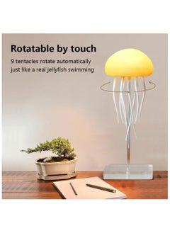 AWD Floating Jellyfish Lamp Voice Control Jellyfish Table Lamp with Dancing Legs Jellyfish Table Lamp for Kids Hanging Jellyfish Night Light for Home Office Bedroom Bedside Table Lamp  - Image 5