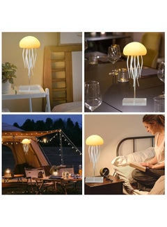 AWD Floating Jellyfish Lamp Voice Control Jellyfish Table Lamp with Dancing Legs Jellyfish Table Lamp for Kids Hanging Jellyfish Night Light for Home Office Bedroom Bedside Table Lamp  - Image 4