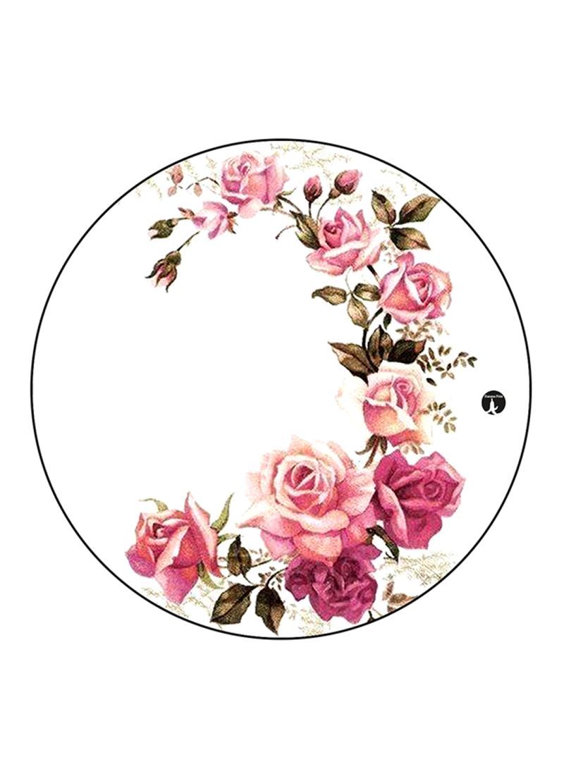 RKN Flowers Printed Mouse Pad  Multicolour