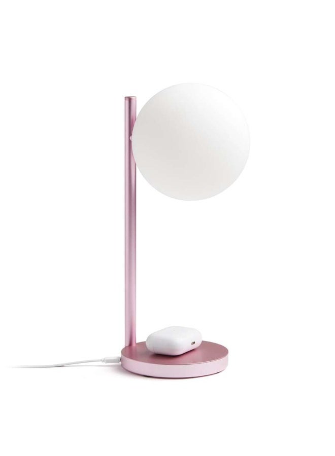 LEXON Bubble Desk Lamp With Built In Wireless Charger + 7 Lighting Colors And Touch Control - Image 2