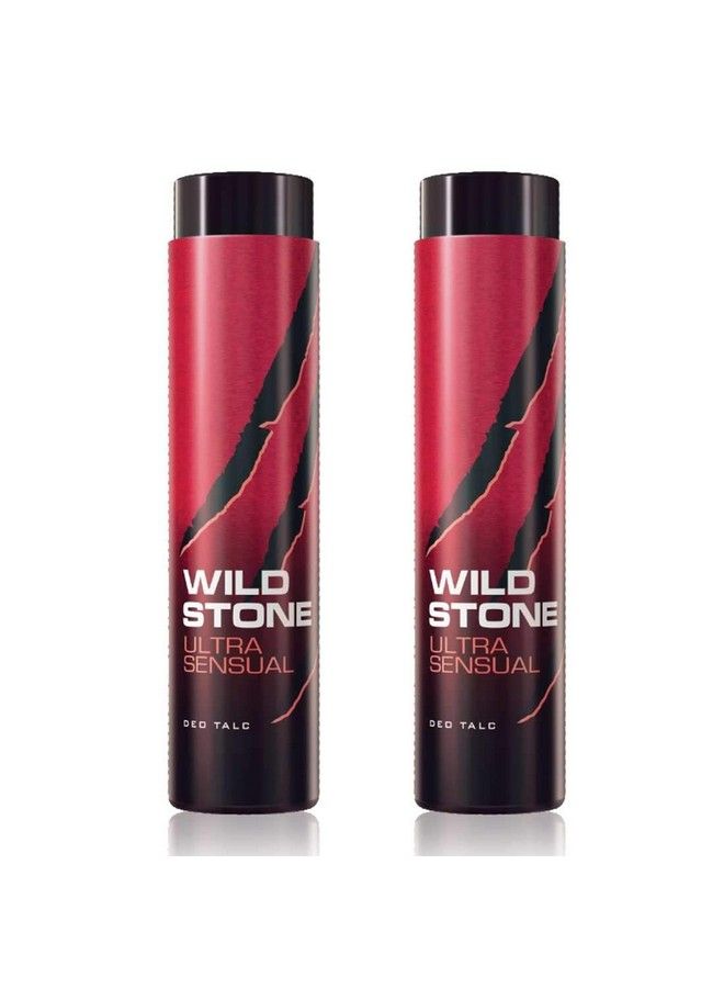 Wild Stone Ultra Sensual Talcum Powder For Men 300Gm Each (Pack Of