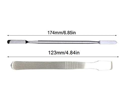 Wroughton Wroughton Stainless Steel Tweezers Set Straight and Curved Tip With Cutter 4 Opener and Metal Spudger Pry Tool Set for Apple iPhone iPad iPod Samsung Redmi and Oppo Mobiles Pack of 9  - Image 2