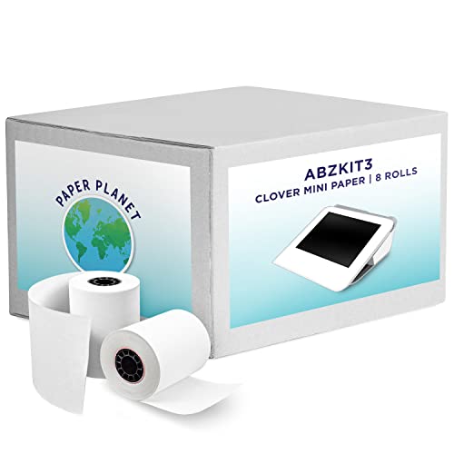 PaperPlanet Thermal Paper for Clover Mini by Paper Planet | C200, C300, C301, C302, C305 | 8 Rolls - Image 1