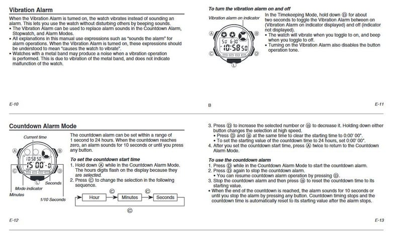 Casio W735H Series | Menâ€™s Digital Watch | 1/100 SEC Stopwatch | Countdown Timer | Super Illuminator LED Light | 100 M Water Resistance | Daily Alarm | Auto Calendar | Dual Time | 10 Yr Battery - Image 4