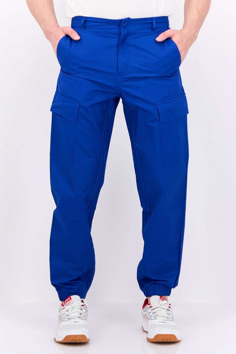 adidas Originals Men Sportswear Fit Training Tactical Pants, Royal Blue  - Image 1