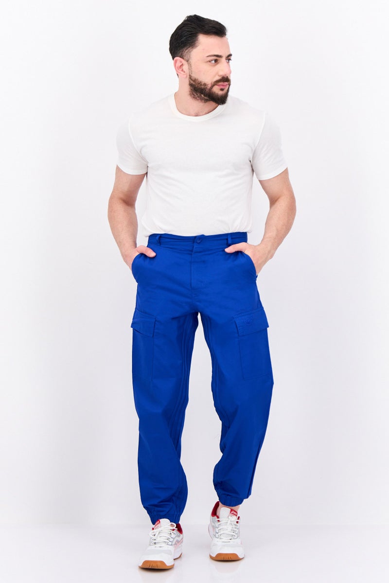adidas Originals Men Sportswear Fit Training Tactical Pants, Royal Blue  - Image 4