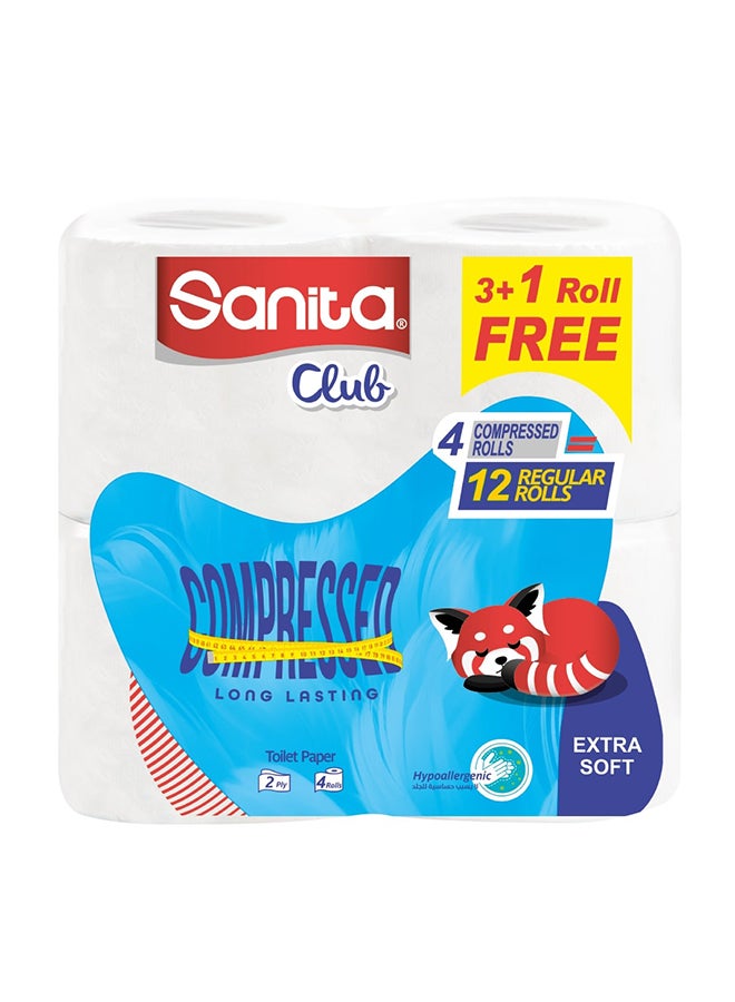 Toilet Tissue Mega - 4 Roll 280 Sheet White
