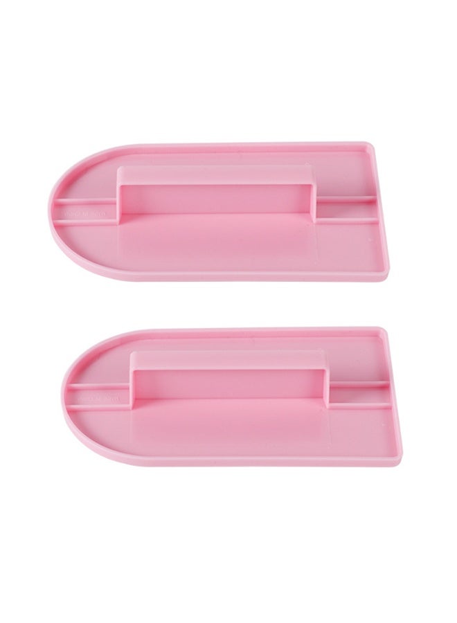 2 PCS Fondant Smoothing,Cake Decoration Icing Smoother, Paddle Fondant Polisher Finisher Sugarcraft Cups,fondant paddle. - Image 1