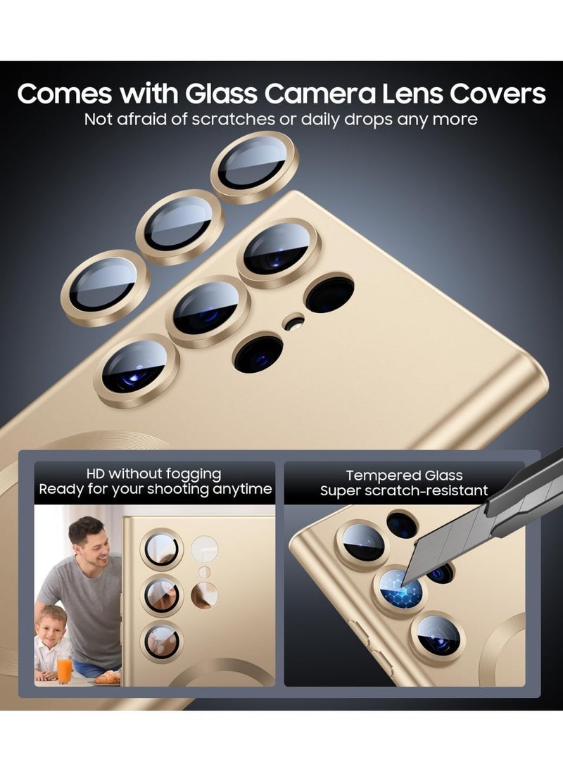 ELTRAZONE Slim Thin Magnetic Case Cover Compatible with Samsung Galaxy S22 Ultra 6.8-inch – Lightweight Protective Phone Case with Built-In Magnetic Layer for MagSafe Accessories, Shock-Resistant & Scratch-Proof Design, Supports Wireless Charging & Magnetic Mounts - Image 2