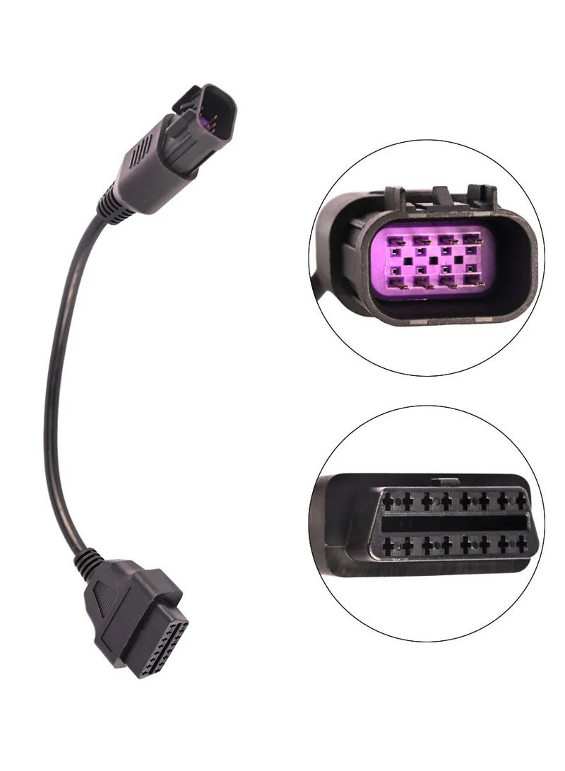 Generic OBD2 Cable For Polaris ATV Slingshot 16pin OBD2 To 8 Pin Diagnostic Adapter  - Image 1