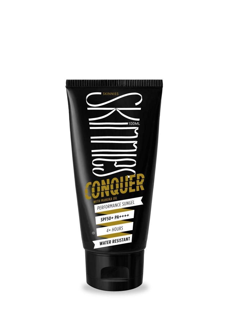 Skinnies Skinnies 100ml SPF50+ CONQUER, Sungel Sun Cream, Broad Spectrum, Reef Safe, Water Resistant 4 hours 