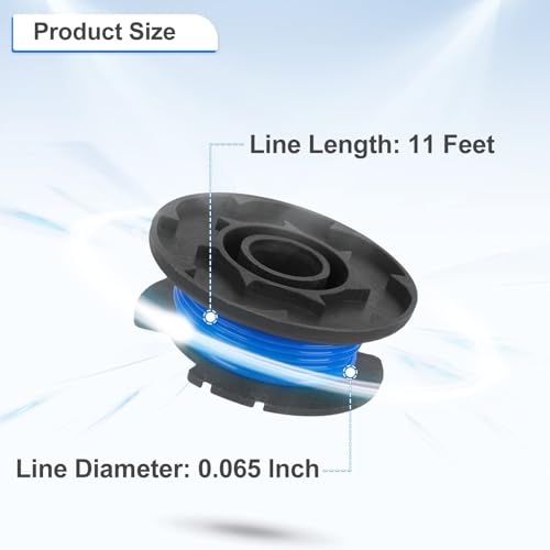 GreatBuddy 3 Packs Replacement Spool for Ryobi Weed Wacker String, Compatible with Ryobi 18v, 24v, and 40v Cordless Trimmers Refill, Parts#AC14RL3A - Image 4
