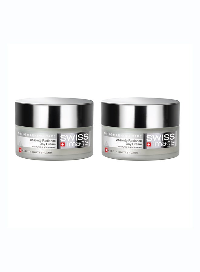 SWISS image Brightening Care  Absolute Radiance Brightening Day Cream 50Ml X 2(Value Pack) - Image 1