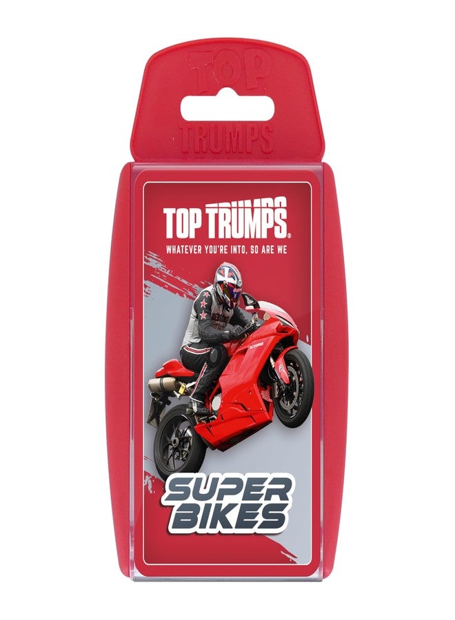 Top Trumps Super Bikes Card Game - Family Learning Games for Kids and Adults for 2+ Players - Kid Card Games for Families for 7 Plus Kids - Image 1