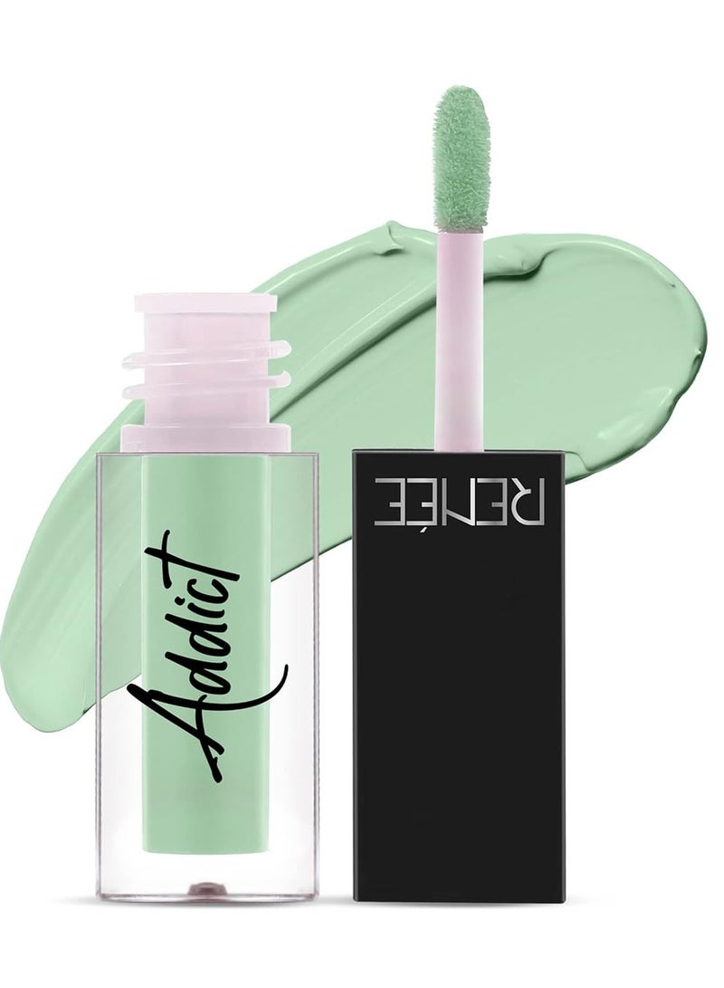 رينيه أديكت كونسيلر وتصحيح اللون الأخضر 2.5 مل، تغطية متوسطة إلى كاملة، لمسة نهائية غير لامعة ناعمة وقابلة للمزج | تركيبة مرطبة خفيفة الوزن تدوم طويلاً، مملوءة بفيتامين E وزيت الأرغان - Image 1