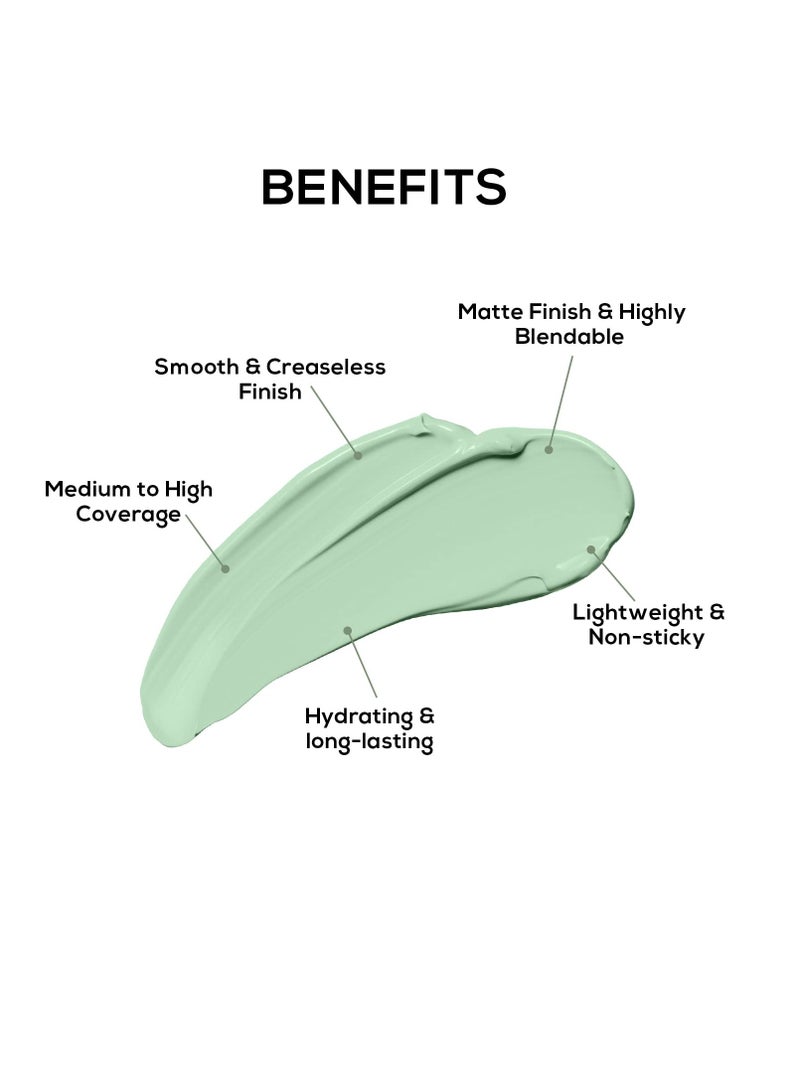 رينيه أديكت كونسيلر وتصحيح اللون الأخضر 2.5 مل، تغطية متوسطة إلى كاملة، لمسة نهائية غير لامعة ناعمة وقابلة للمزج | تركيبة مرطبة خفيفة الوزن تدوم طويلاً، مملوءة بفيتامين E وزيت الأرغان - Image 2