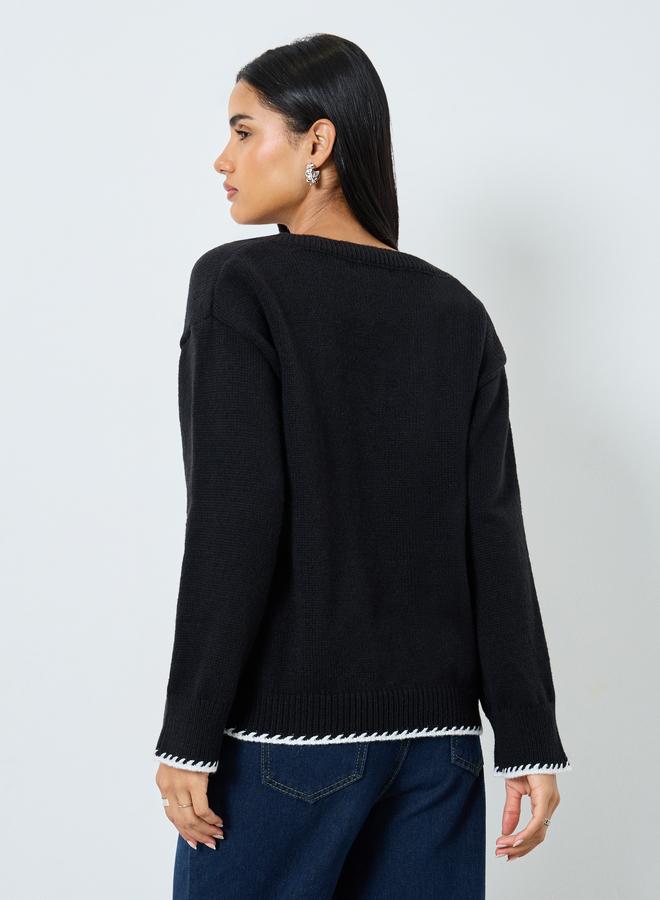 ستايلي كنزة محبوكة - Image 5