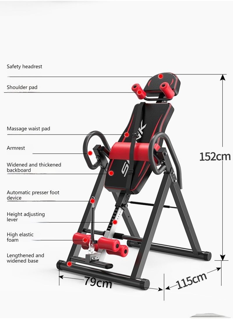 ETG - Gravity Heavy Duty Inversion Machine With Headrest And Adjustable Protection Belt, Back Stretcher, Foldable,Load-Bearing Capacity 120KG - Image 1