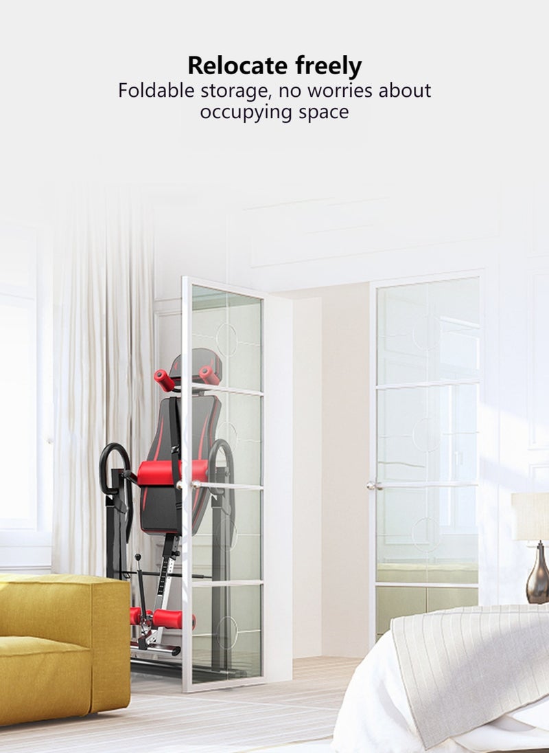 ETG - Gravity Heavy Duty Inversion Machine With Headrest And Adjustable Protection Belt, Back Stretcher, Foldable,Load-Bearing Capacity 120KG - Image 1