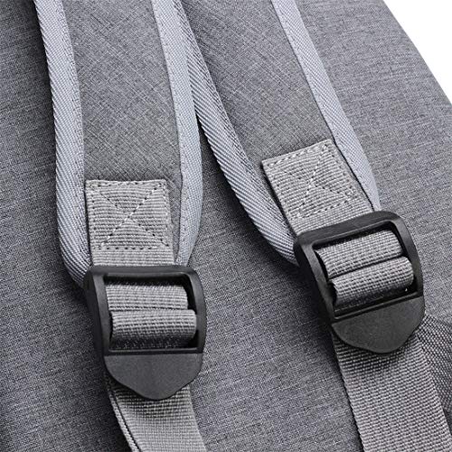 Longteam Linen Cylindrical Ukulele Case 10mm Sponge Portable Waterproof Ukuleles bag Cover Uke gig bag with Accessory Storage Pocket (21/23 In Soprano/Concert, Grey) - Image 3