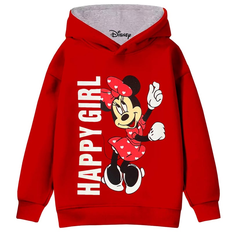 Kuchipoo Cotton Blend Girls Regular Fit Winterwear Hoodie (© Disney-HOD-214, 11-12 Years, Multi-Colored) - Image 4