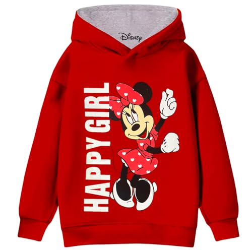 Kuchipoo Cotton Blend Girls Regular Fit Winterwear Hoodie (© Disney-HOD-214, 11-12 Years, Multi-Colored) - Image 1