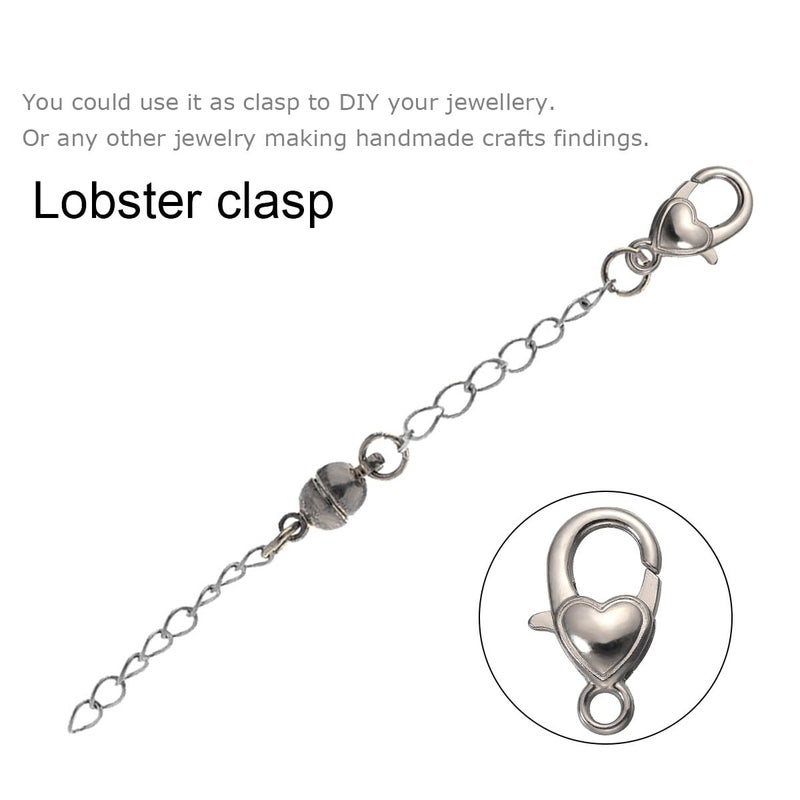 Silver Alloy Lobster Clasps 10Pcs For Jewelry Making DIY Crafts Keychain Bag Accessories - Image 3