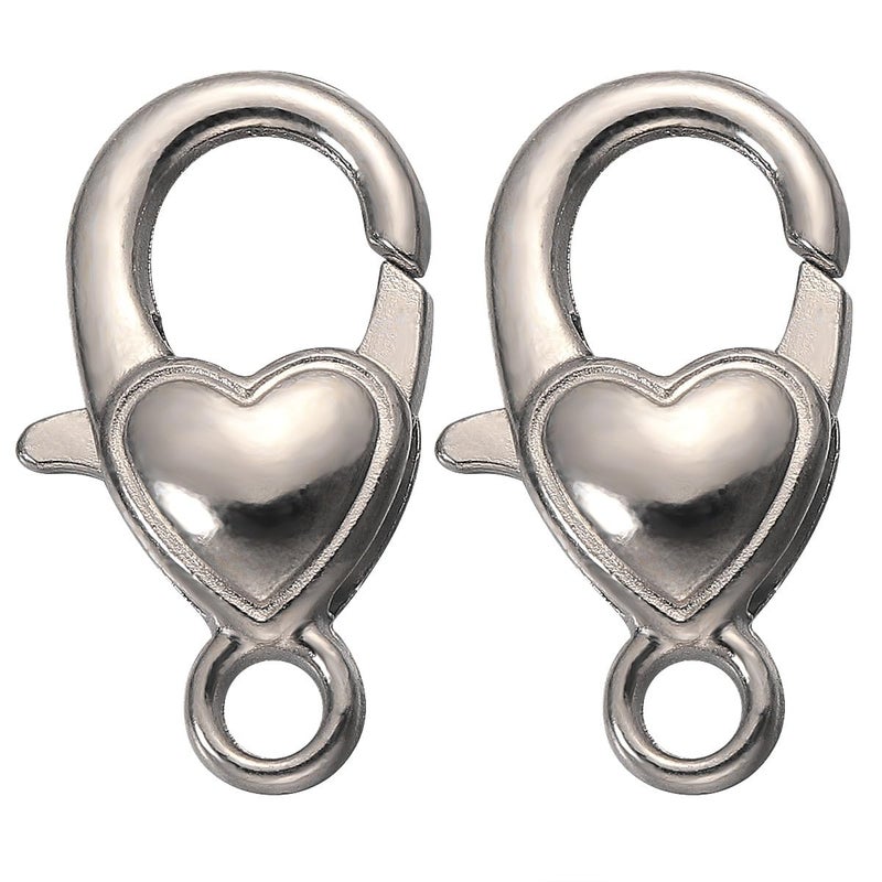 Silver Alloy Lobster Clasps 10Pcs For Jewelry Making DIY Crafts Keychain Bag Accessories - Image 4