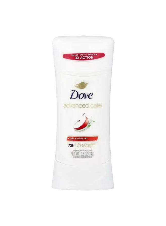 Dove, Advanced Care, Antiperspirant Deodorant, Apple & White Tea, 2.6 oz (74 g)