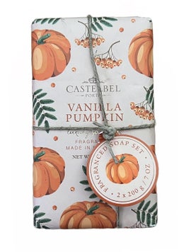 Castelbel 2 7oz Porto  Vanilla Pumpkin Luxury Soap Bar