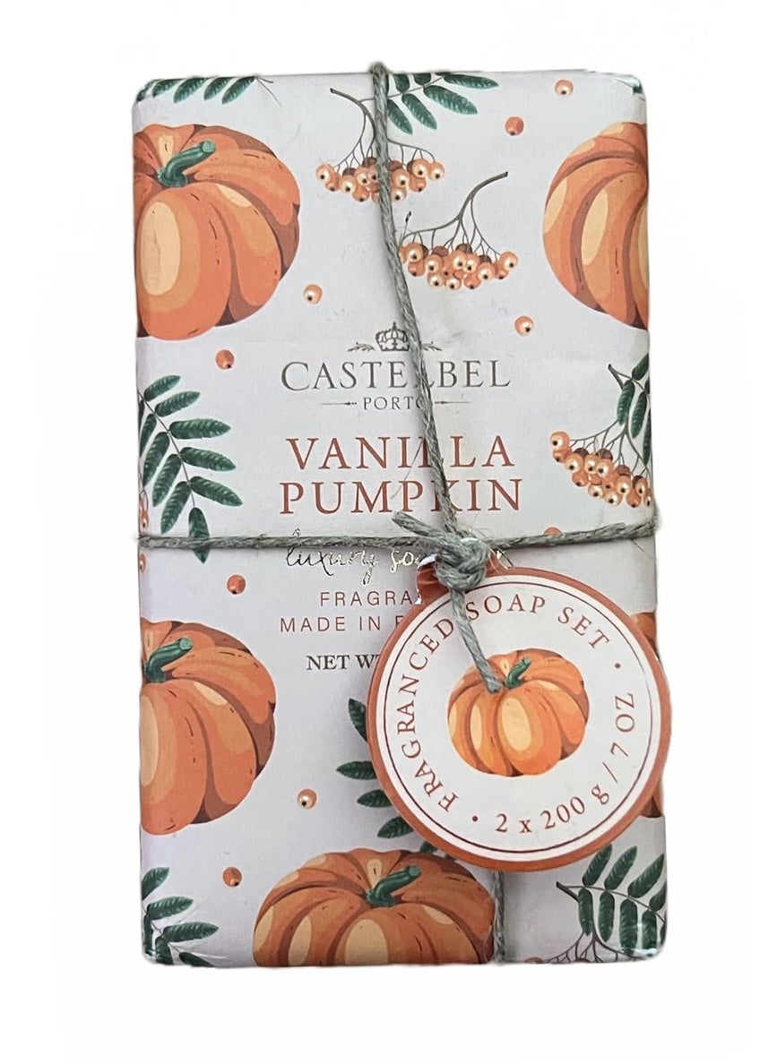 Castelbel - Castelbel 2 7oz Porto  Vanilla Pumpkin Luxury Soap Bar - Image 1