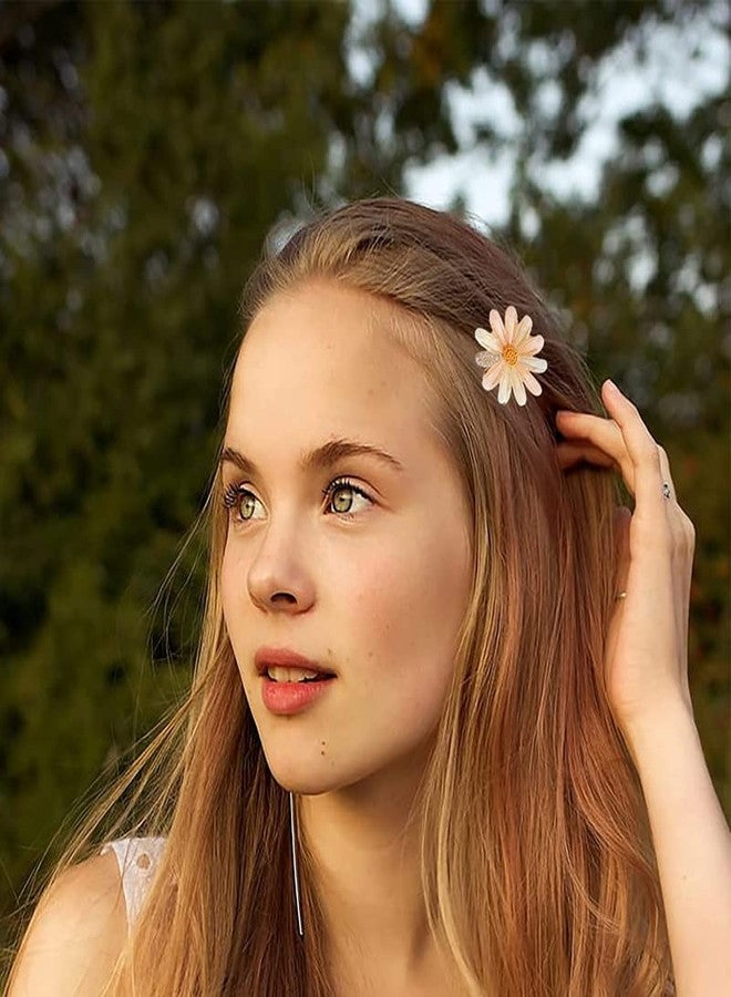 مشابك شعر من RECTYO GALLERY، دبابيس شعر مزخرفة، مشابك شعر يدوية الصنع على شكل زهور للنساء والفتيات، إكسسوارات شعر، مجوهرات (زهور ملونة) - Image 2