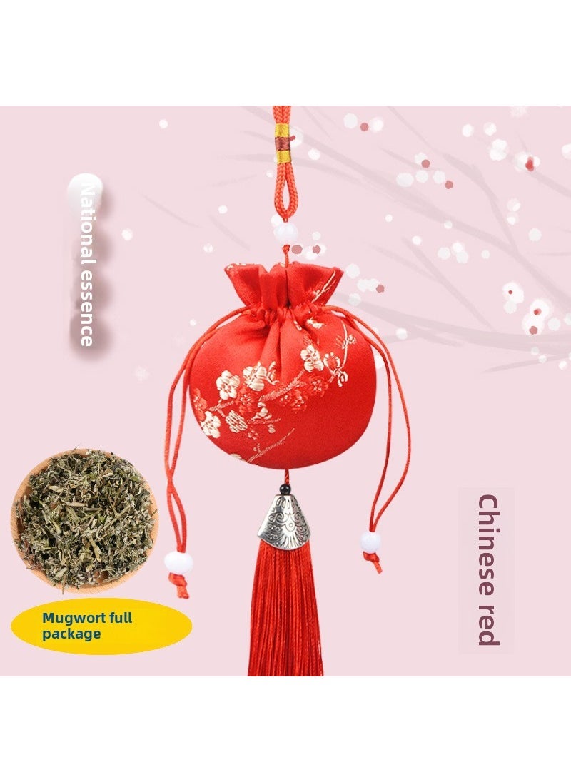 Wholesale Chinese Style Artemisia Sachets Chinese Red (wormwood full bag) 