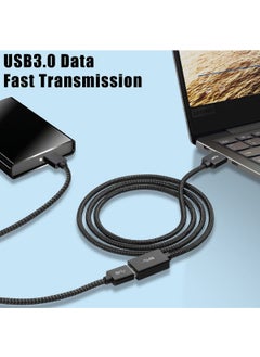 Livx Rope 5gbps Fast Data Transfer USB 3.0 Male to Female Extension Cable Rope Braided 2 Meters  - Image 4