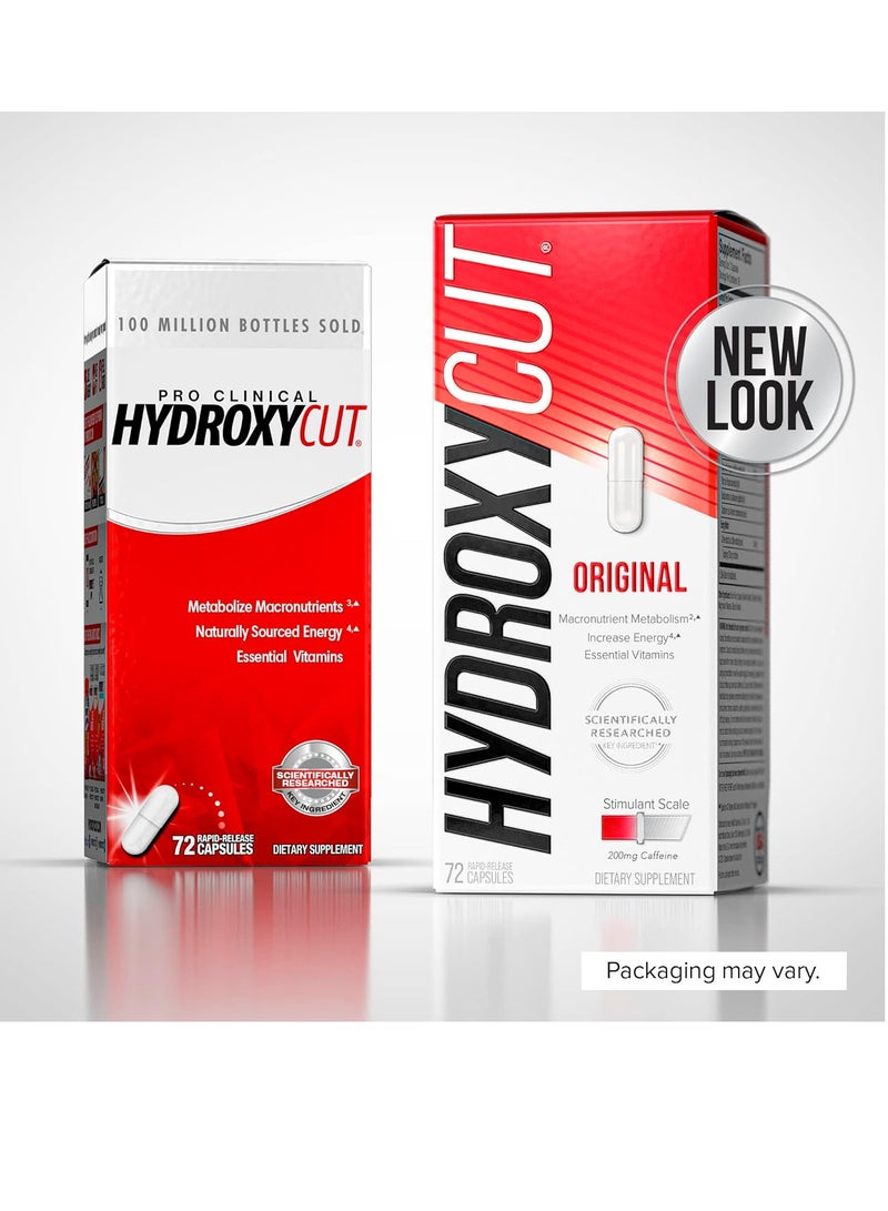 Hydroxycut Weight Loss Pills for Women  Men 72 Caps - Image 2
