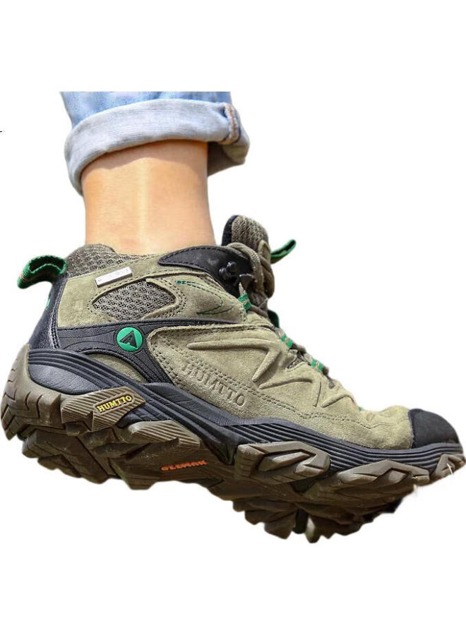 HUMTTO New Hiking Shoes, Comfortable Shock-Absorbing Outdoor Trekking Shoes, Non-Slip Wear-Resistant Men'S Cross-Country Climbing Shoes, Khaki, Size 43 - Image 3