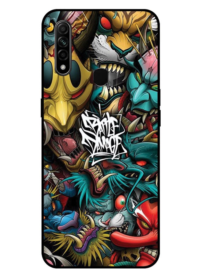 EYE CATCH Printed Protective Case Cover For Oppo A31 -  Battle Damage - Image 1